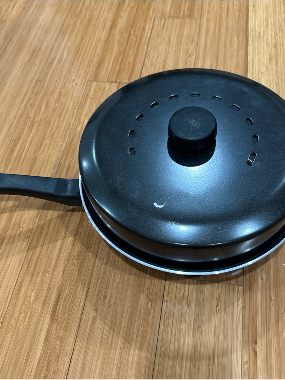 Fat Free Express Low Fat Stovetop Grill Cooker Pan Set w/ Rack Lid & Recipe Book